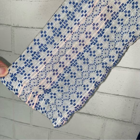 Ace & Jig x Barneys Mixed Media Blue Dress Women’s Small EUC - Picture 7 of 13